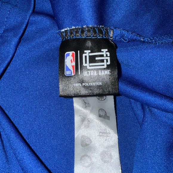 76ers NBA ULTRA GAME Quarter Zip, Long Sleeved Blue Top, Men’s Small - Picture 5 of 5
